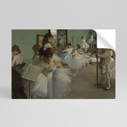 THE DANCE CLASS Peel and Stick Horizontal Poster