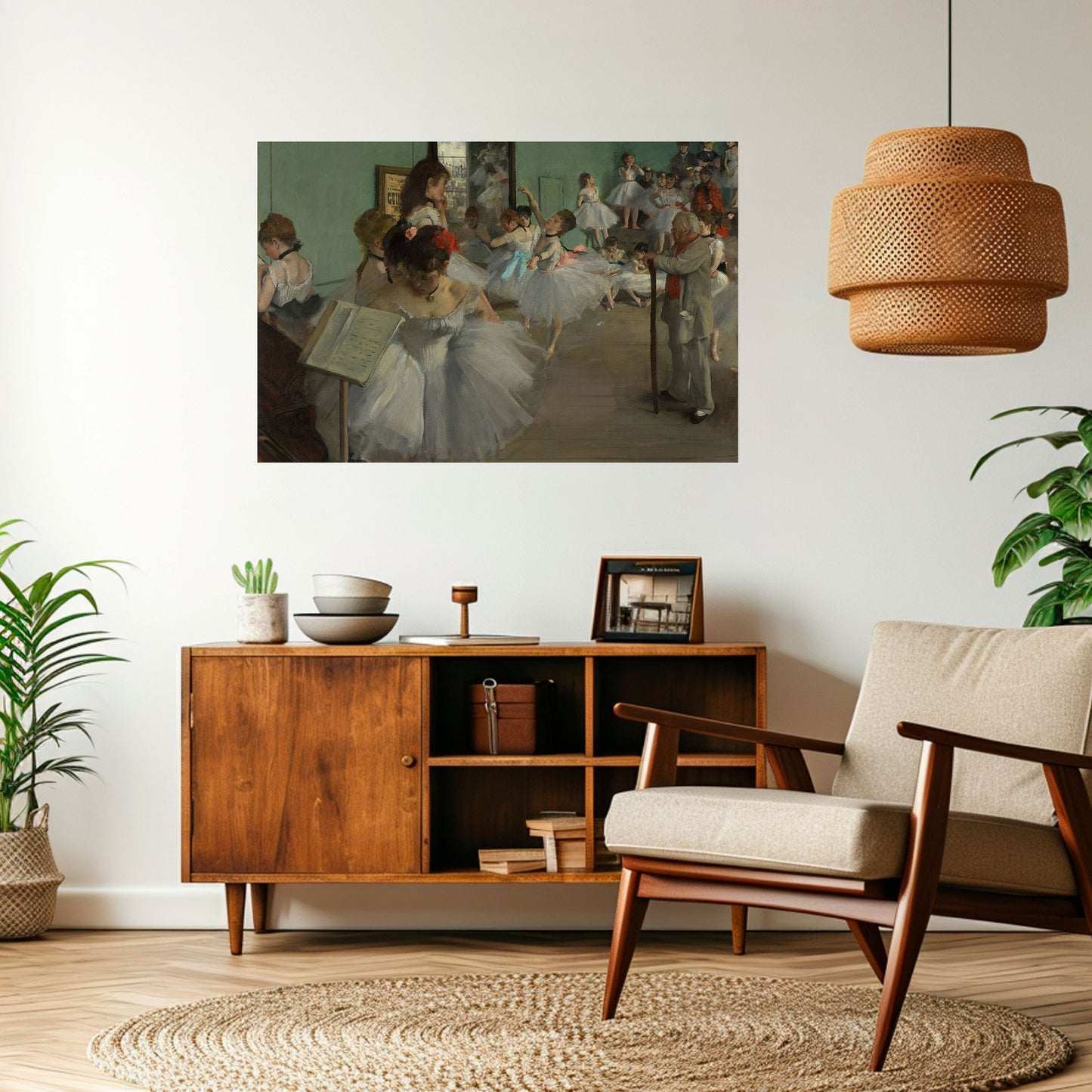 THE DANCE CLASS Peel and Stick Horizontal Poster