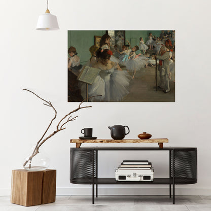 THE DANCE CLASS Peel and Stick Horizontal Poster