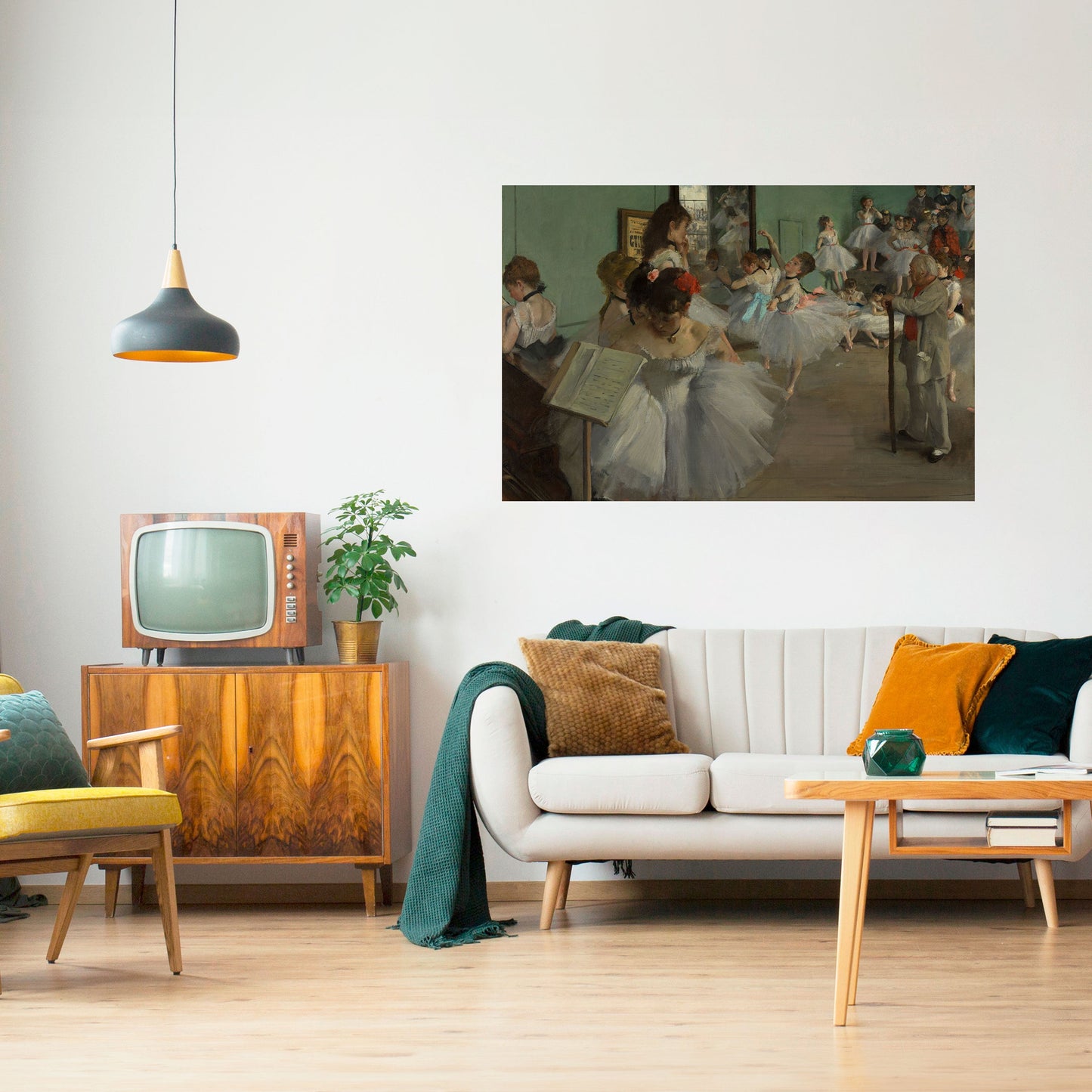 THE DANCE CLASS Peel and Stick Horizontal Poster