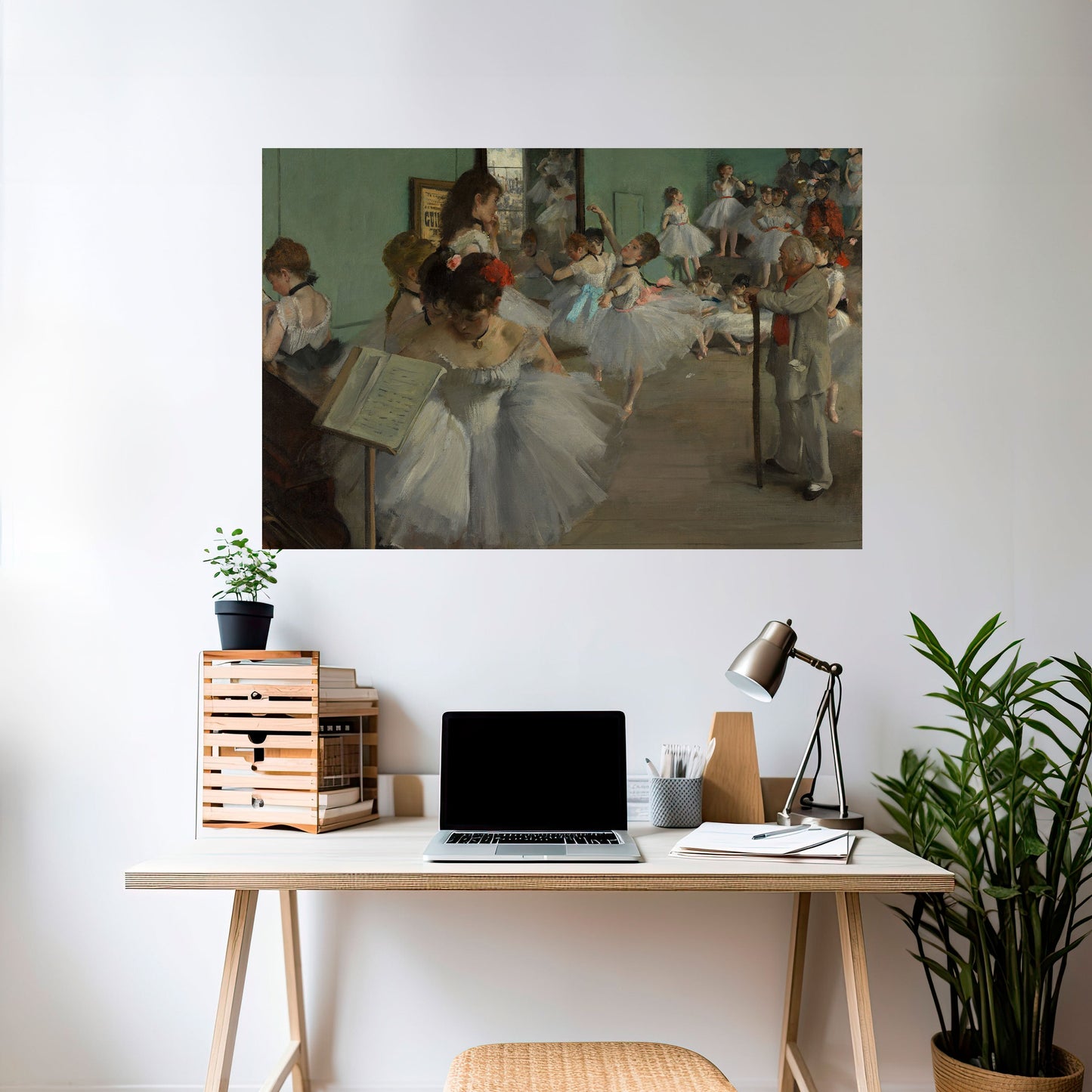 THE DANCE CLASS Peel and Stick Horizontal Poster
