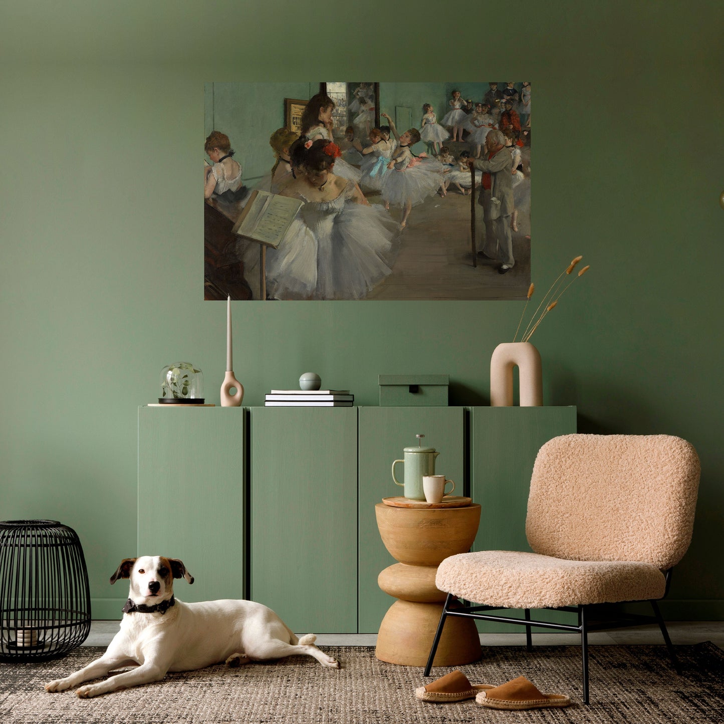 THE DANCE CLASS Peel and Stick Horizontal Poster