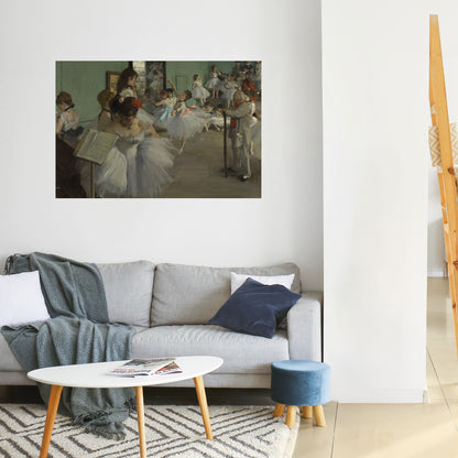 THE DANCE CLASS Peel and Stick Horizontal Poster