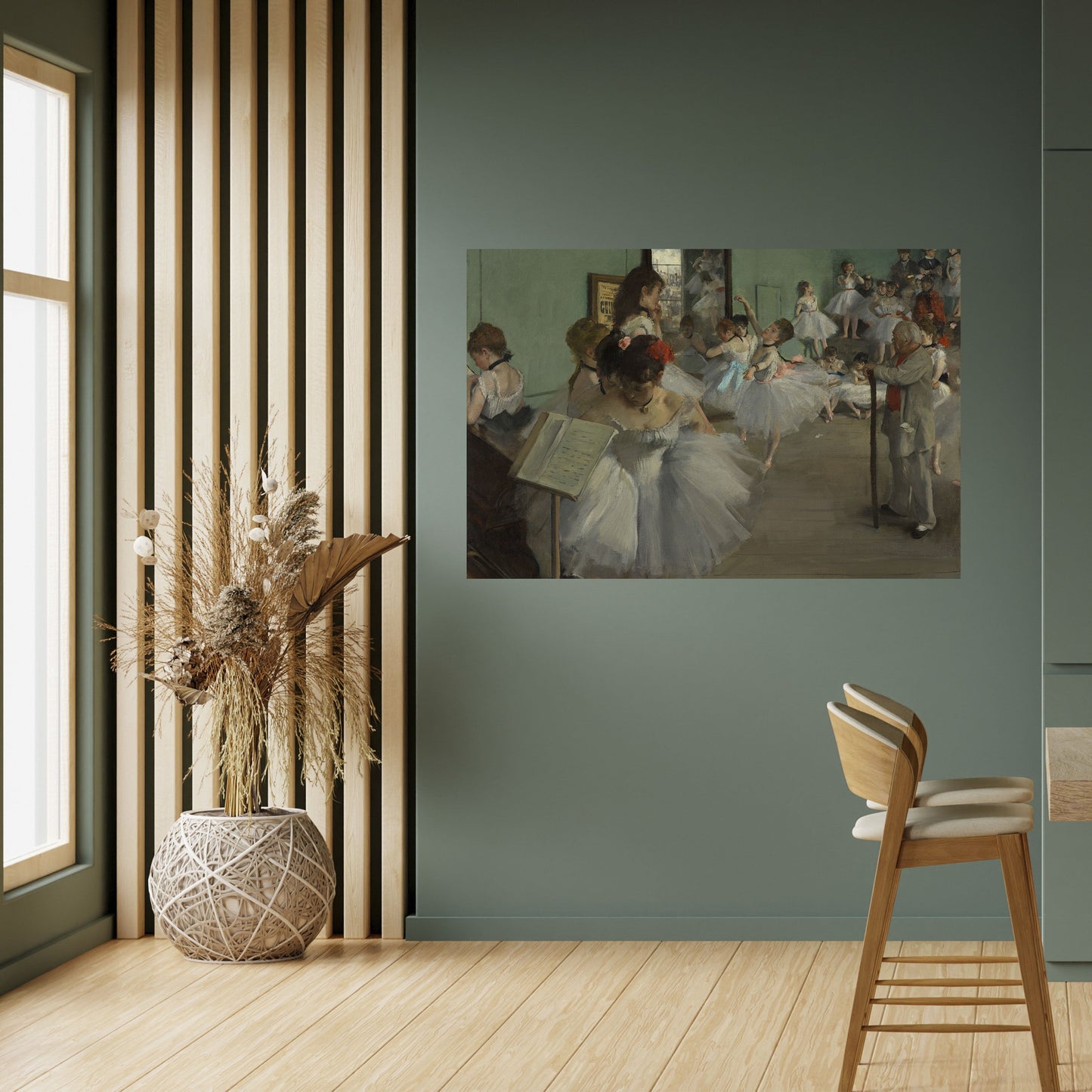 THE DANCE CLASS Peel and Stick Horizontal Poster