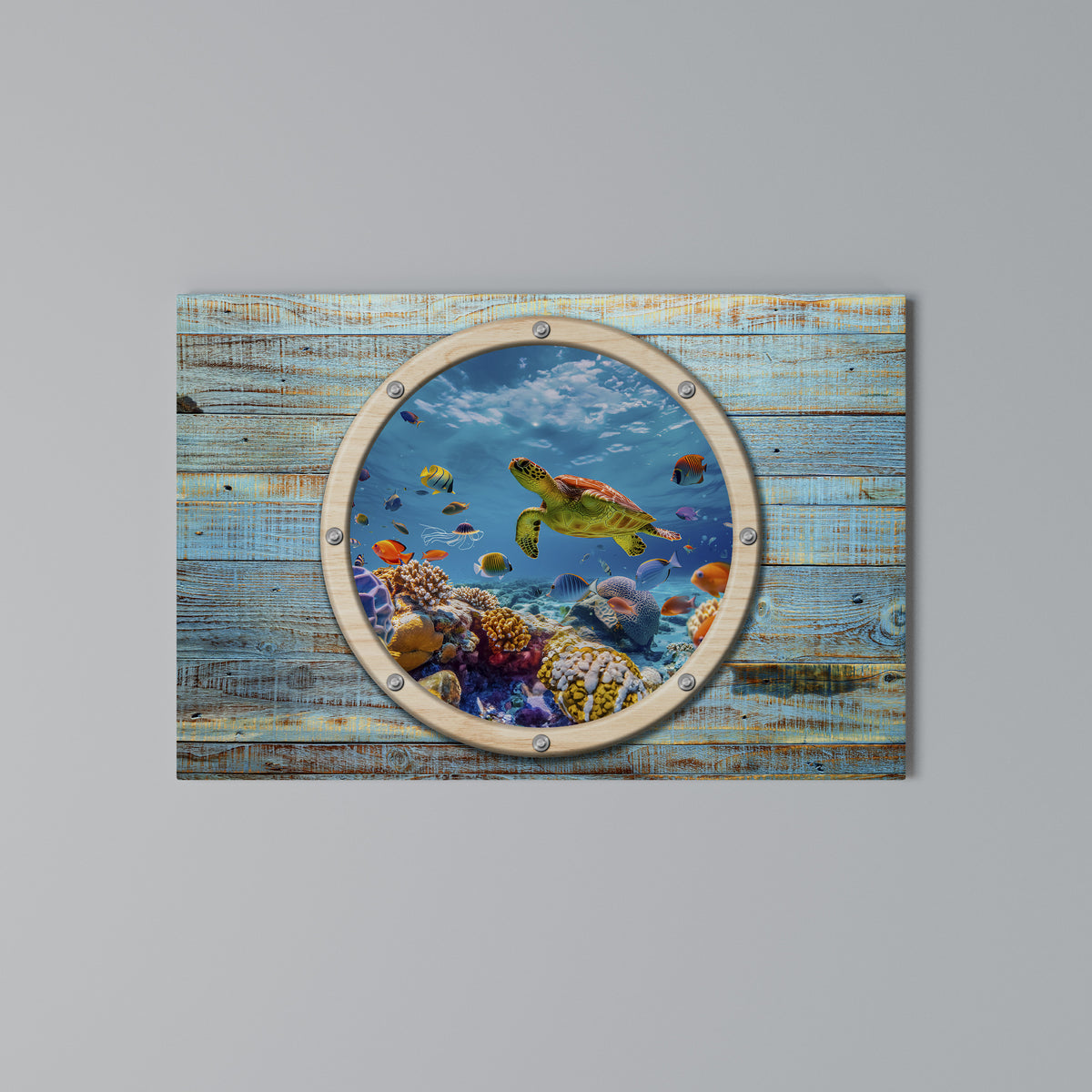 AQUA ADVENTURE Horizontal Canvas Print