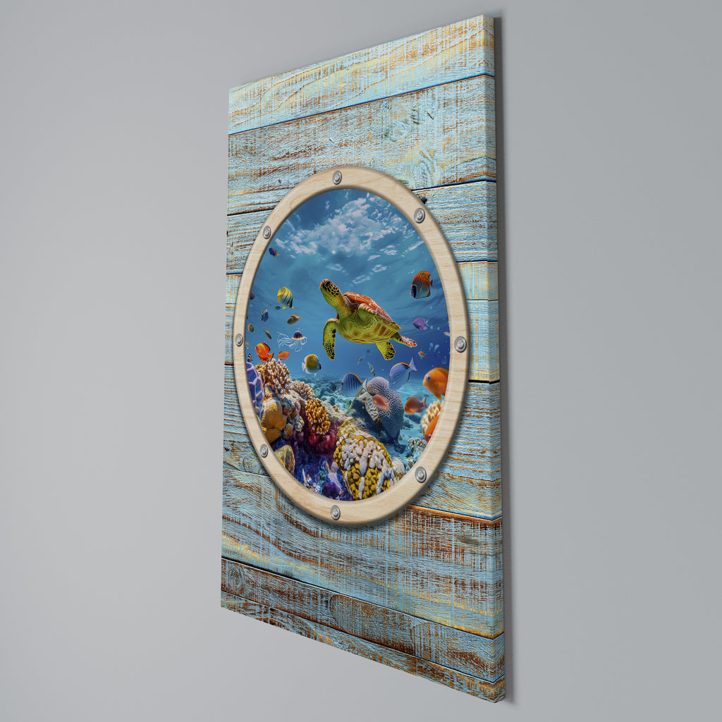 AQUA ADVENTURE Vertical Canvas Print