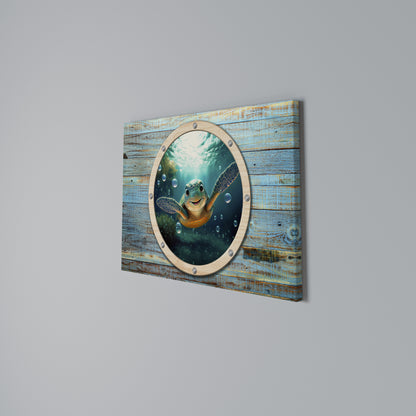 SEASIDE JOY Horizontal Canvas Print