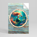 MERMAID DREAMS Peel and Stick Vertical Poster