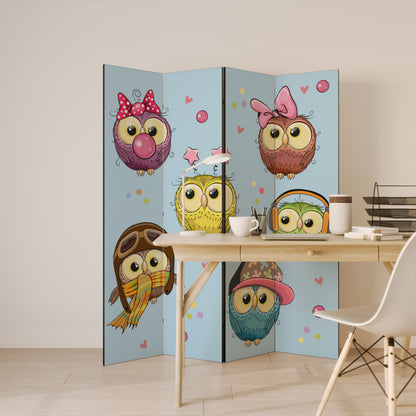 OWLY SQUAD Rumsavdelare 4 paneler