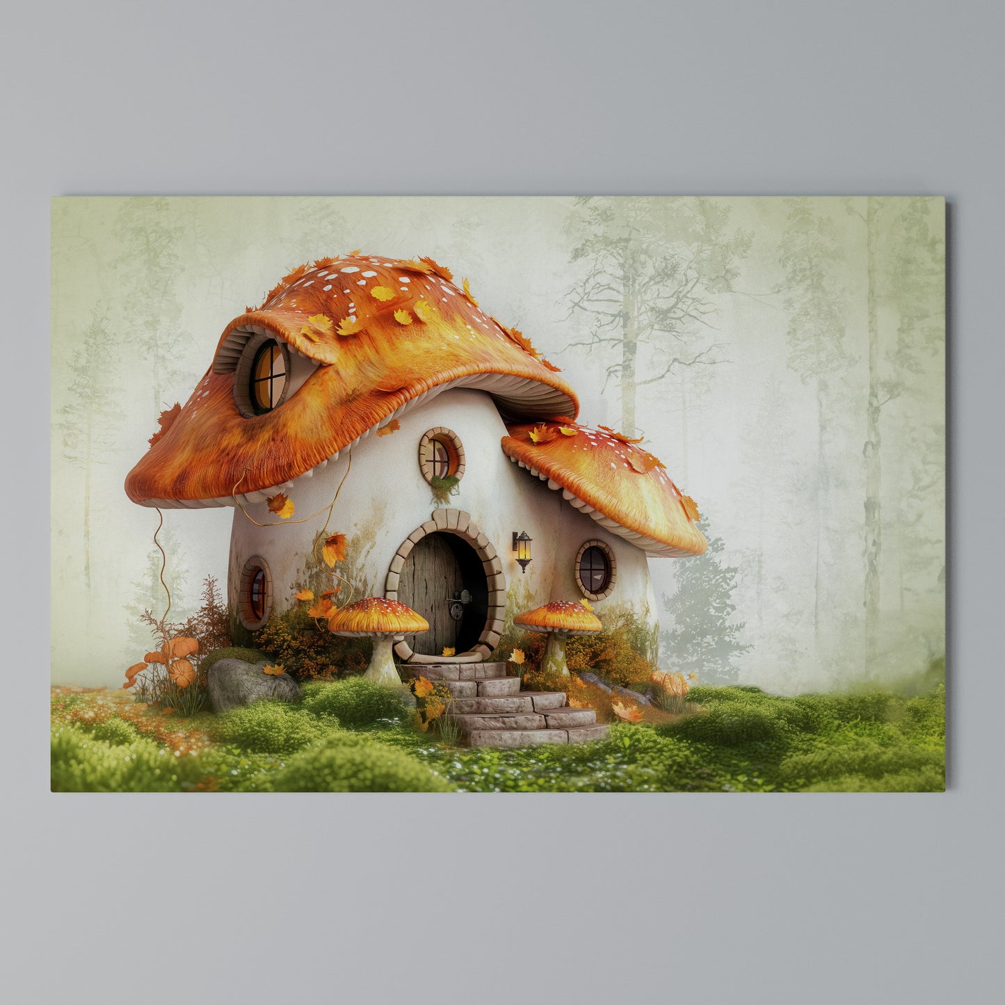 MYSTIC TOADSTOOL Horizontal Canvas Print