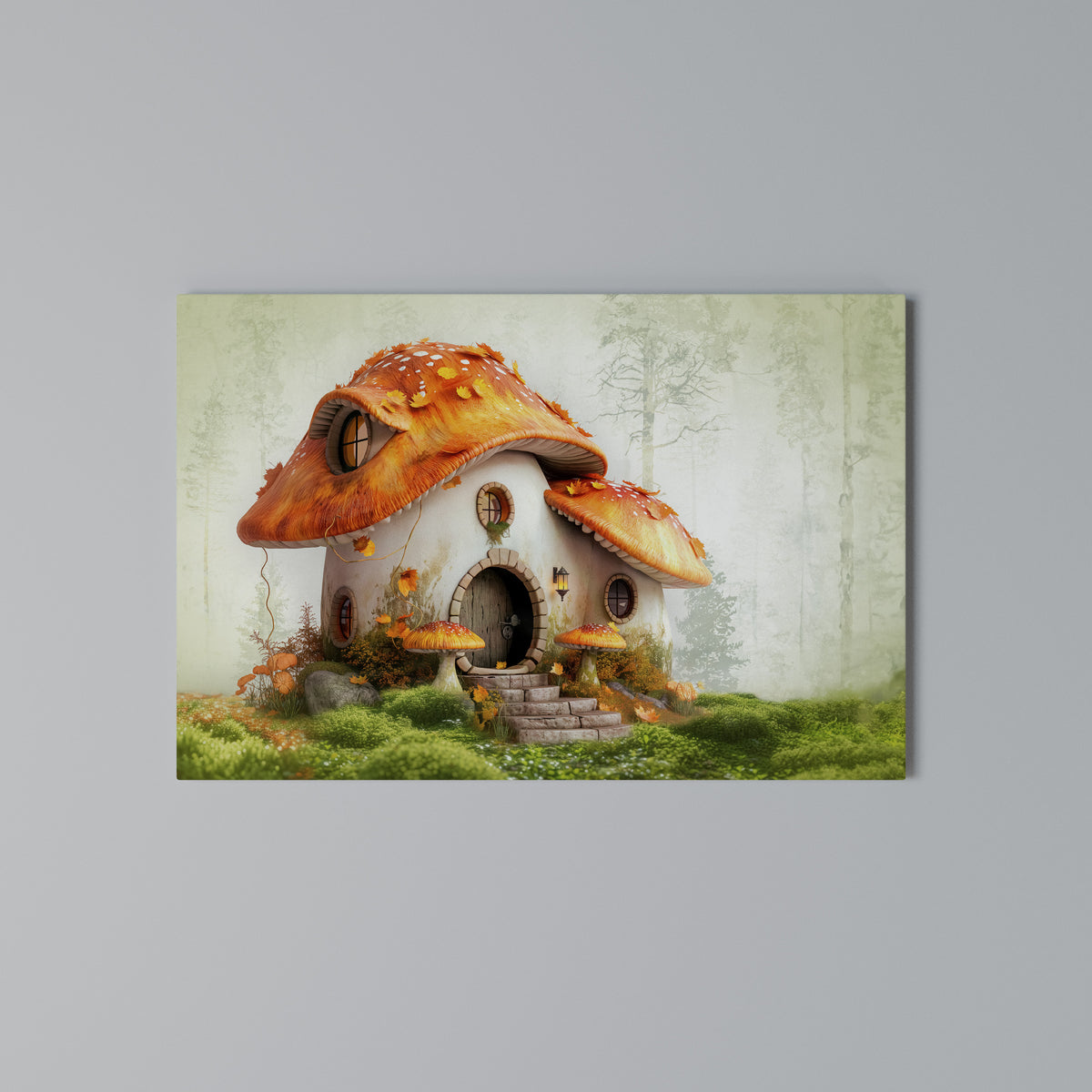 MYSTIC TOADSTOOL Horizontal Canvas Print