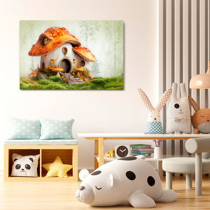 MYSTIC TOADSTOOL Horizontal Canvas Print