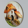 MYSTIC TOADSTOOL Rund väggdekor