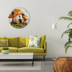 MYSTIC TOADSTOOL Round Wall Art