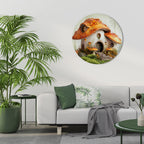 MYSTIC TOADSTOOL Round Wall Art
