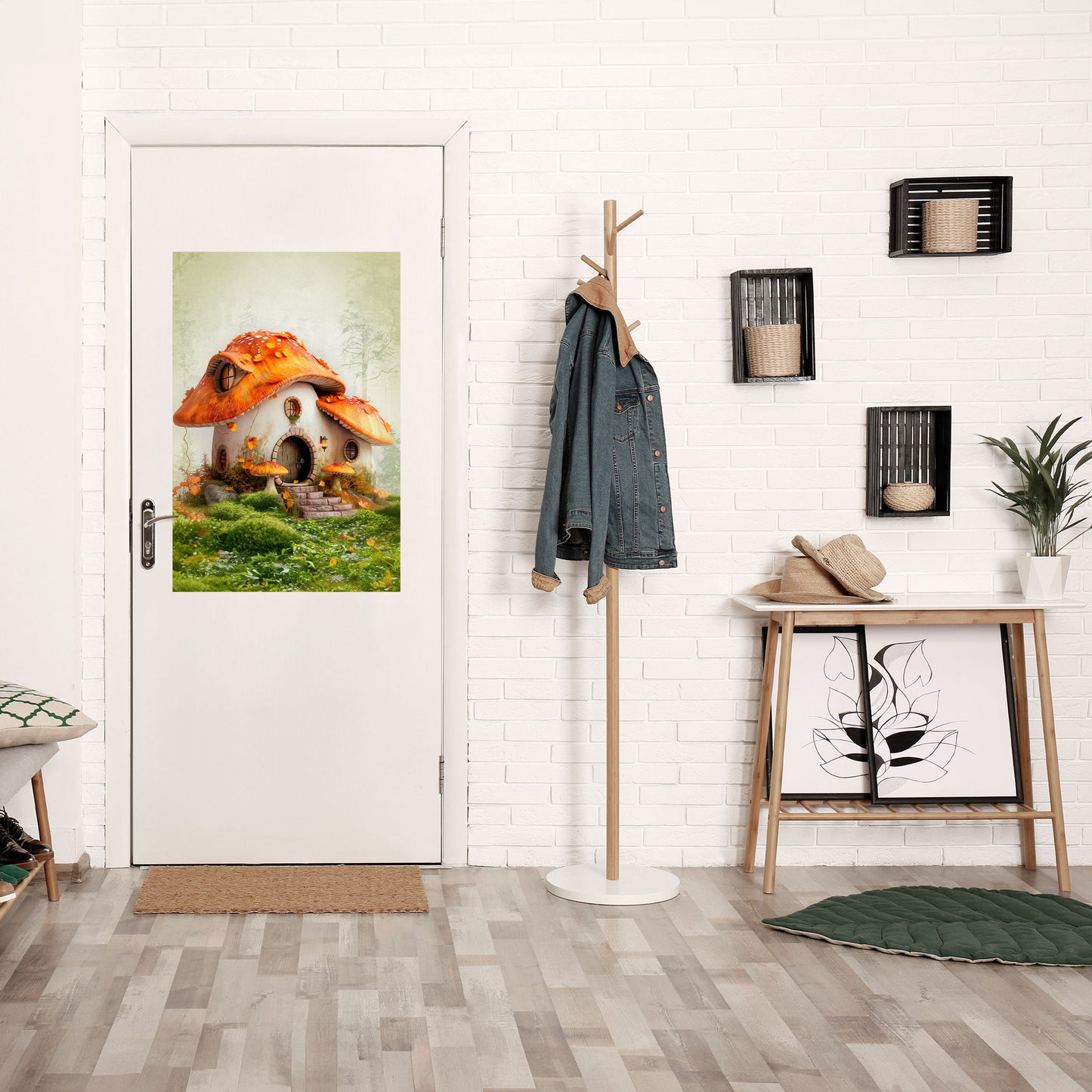 MYSTIC TOADSTOMP Vertikal poster med självhäftande klistermärke