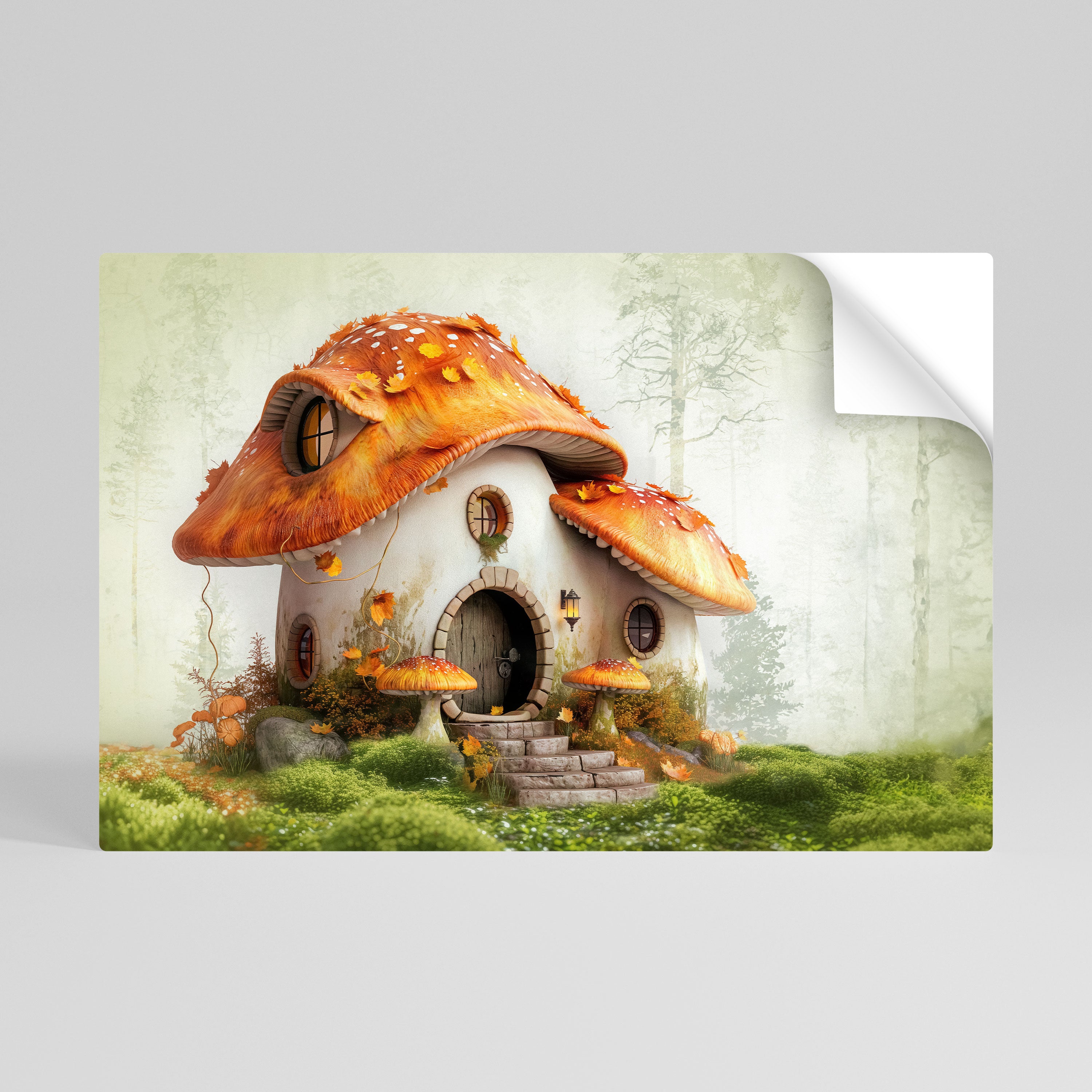 MYSTIC TOADSTOOL Självhäftande Horisontell Poster