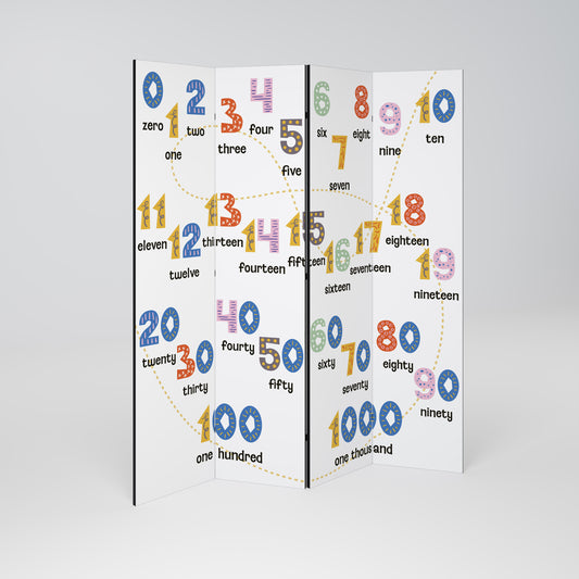 COUNTING LESSON Rumsavdelare 4 paneler
