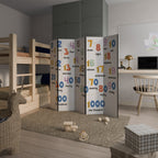 RÄKNINGSLEKTION 5-panelers rumsavdelare