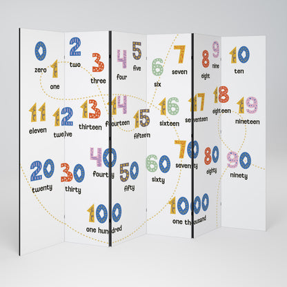 COUNTING LESSON Rumsavdelare 6 paneler