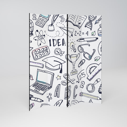 SCHOOL STUFF Rumsavdelare 4 paneler