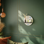 BALLOON FRIENDS Round Art Shelf In Black Finish