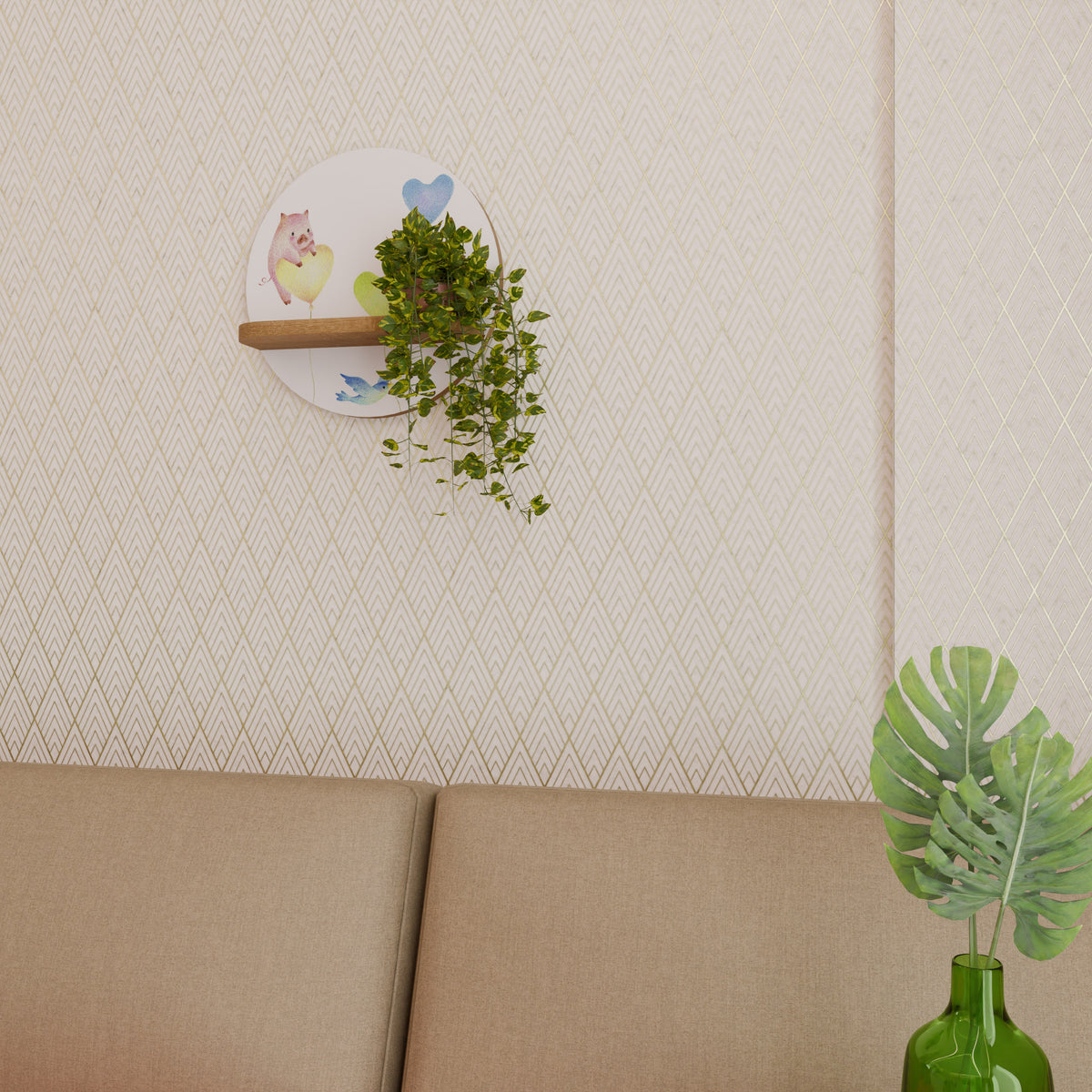 BALLOON FRIENDS Dekorationshylla