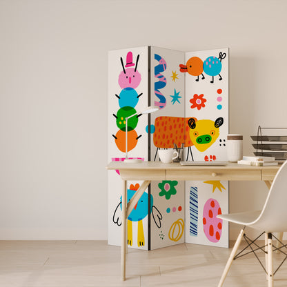 POWER OF IMAGINATION Dekorativ rumsavdelare – 3 paneler