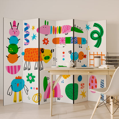 POWER OF IMAGINATION Decorative 6-Panel Room Divider