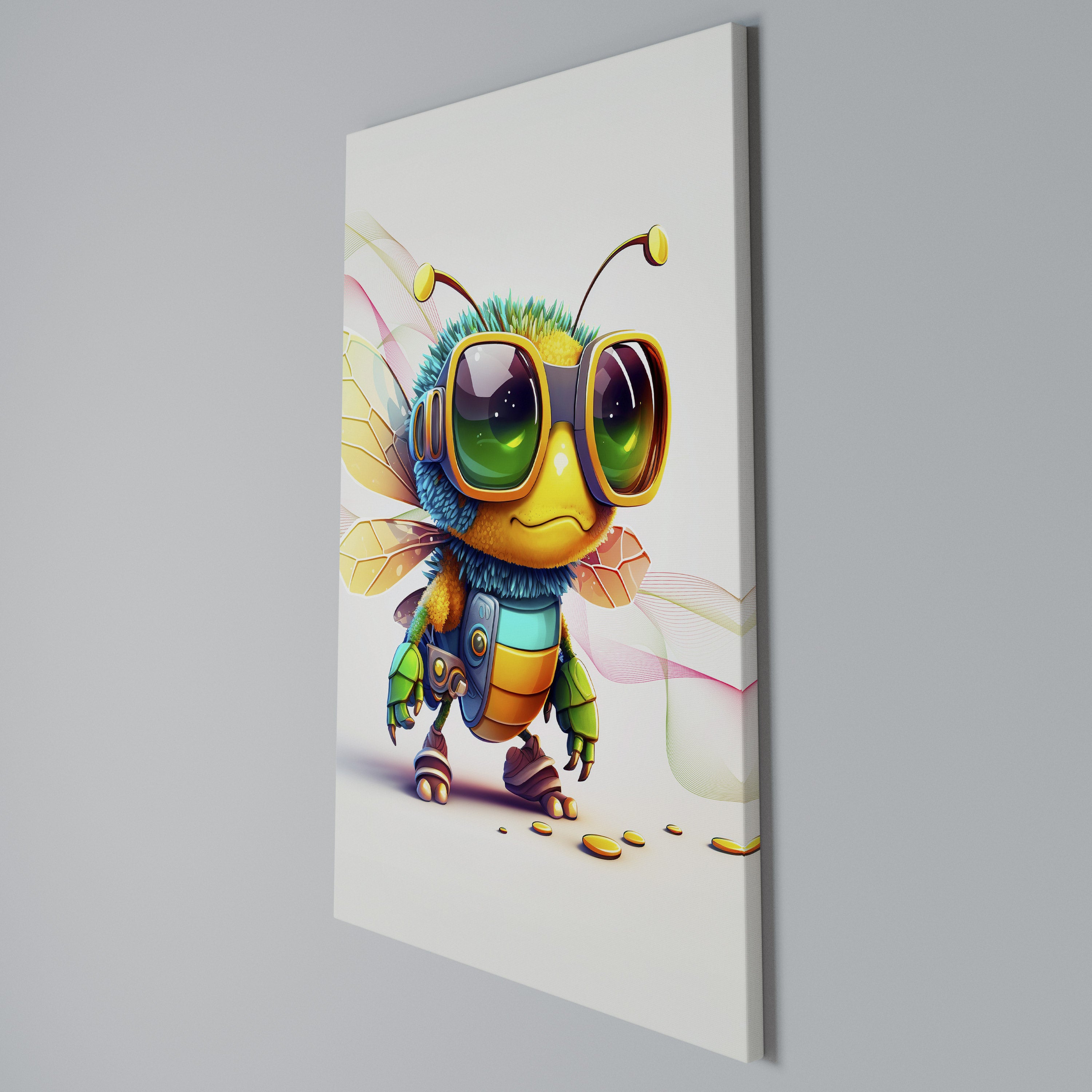 BUZZ BUDDY Vertical Canvas Print