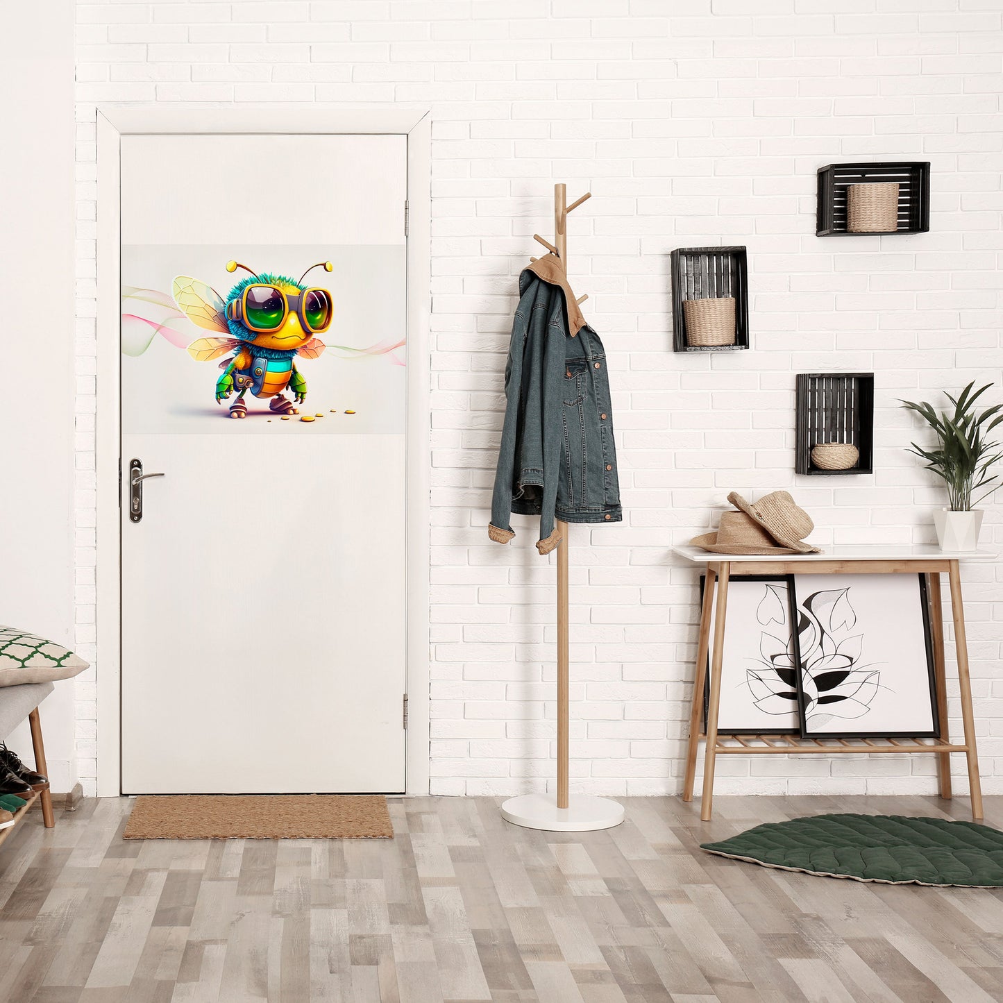BUZZ BUDDY Peel and Stick Horizontal Poster
