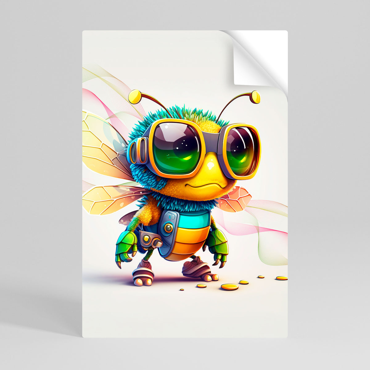 BUZZ BUDDY Självhäftande Vertikal Poster