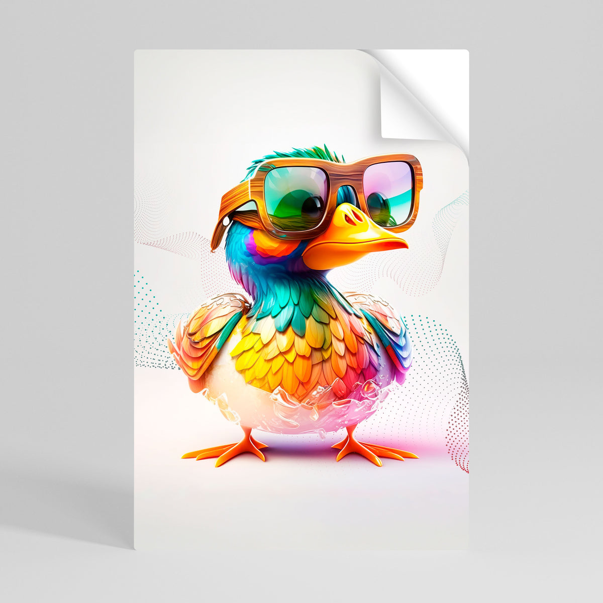 QUACKY FUN Självhäftande Vertikal Poster