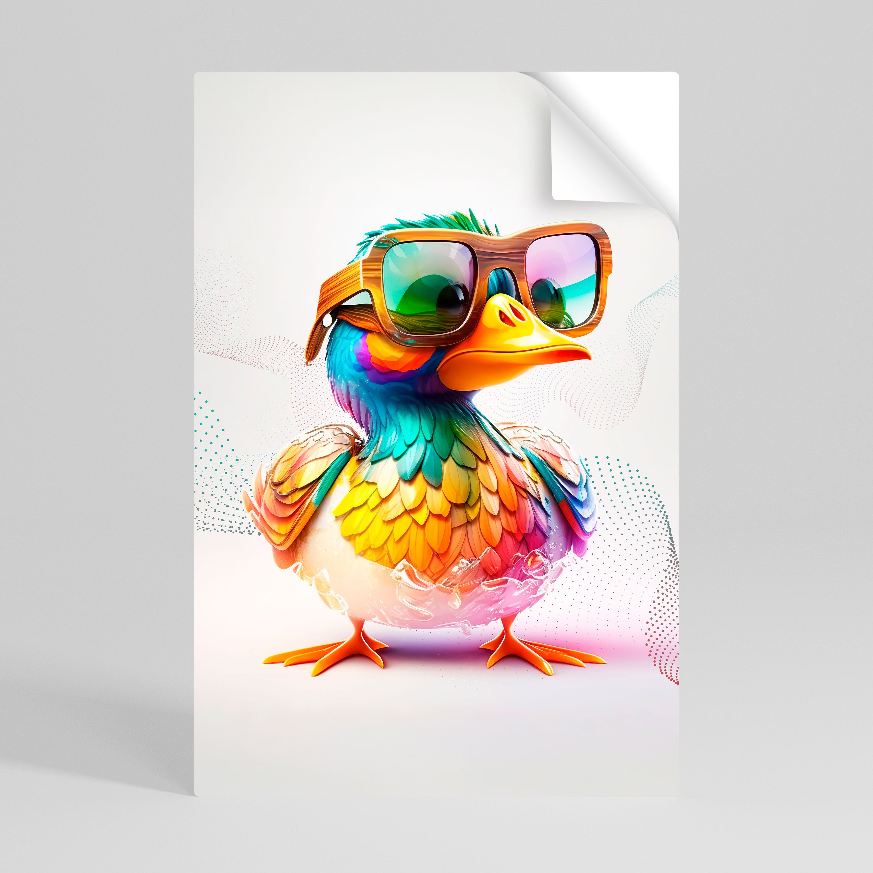 QUACKY FUN Självhäftande Vertikal Poster