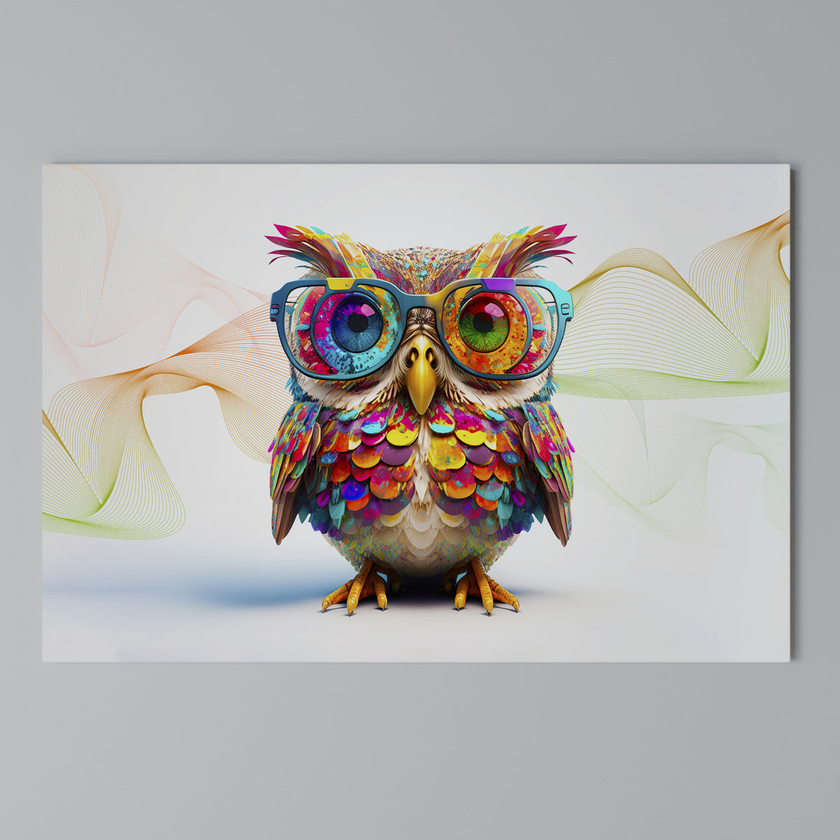 HOOT HOOT Horizontal Canvas Print