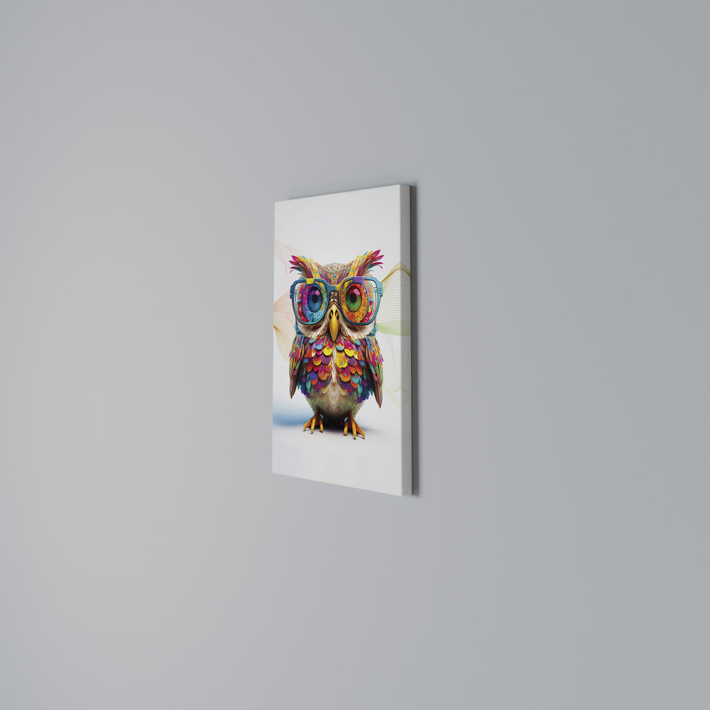 HOOT HOOT Vertical Canvas Print