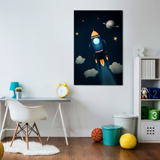 STELLAR SWING Vertical Canvas Print