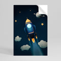 STELLAR SWING Självhäftande Vertikal Poster