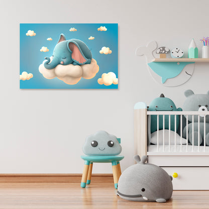 ELEPHANT DREAMS Horizontal Canvas Print