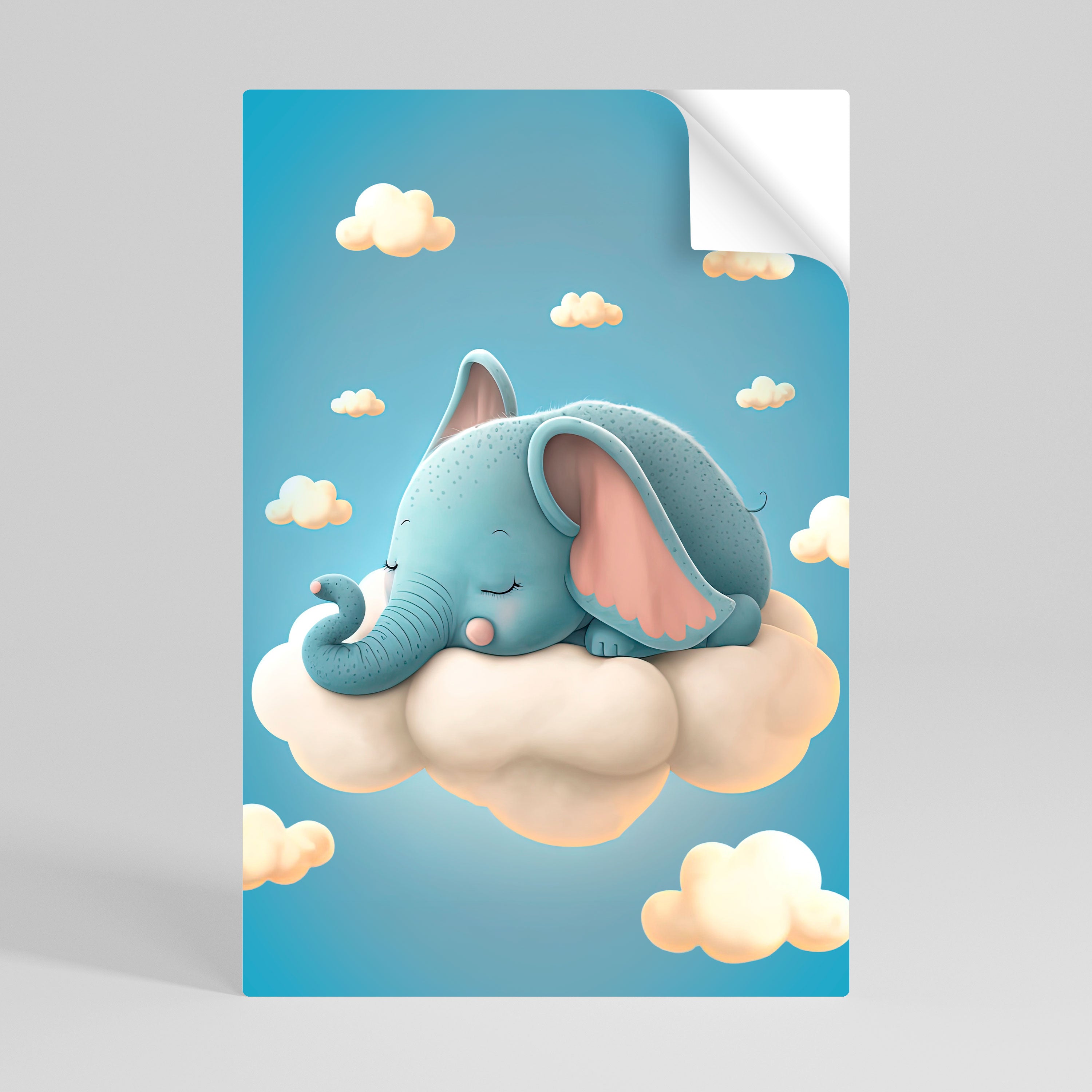 ELEPHANT DREAMS Självhäftande Vertikal Poster