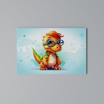 KIDDOSAURUS REX Horizontal Canvas Print