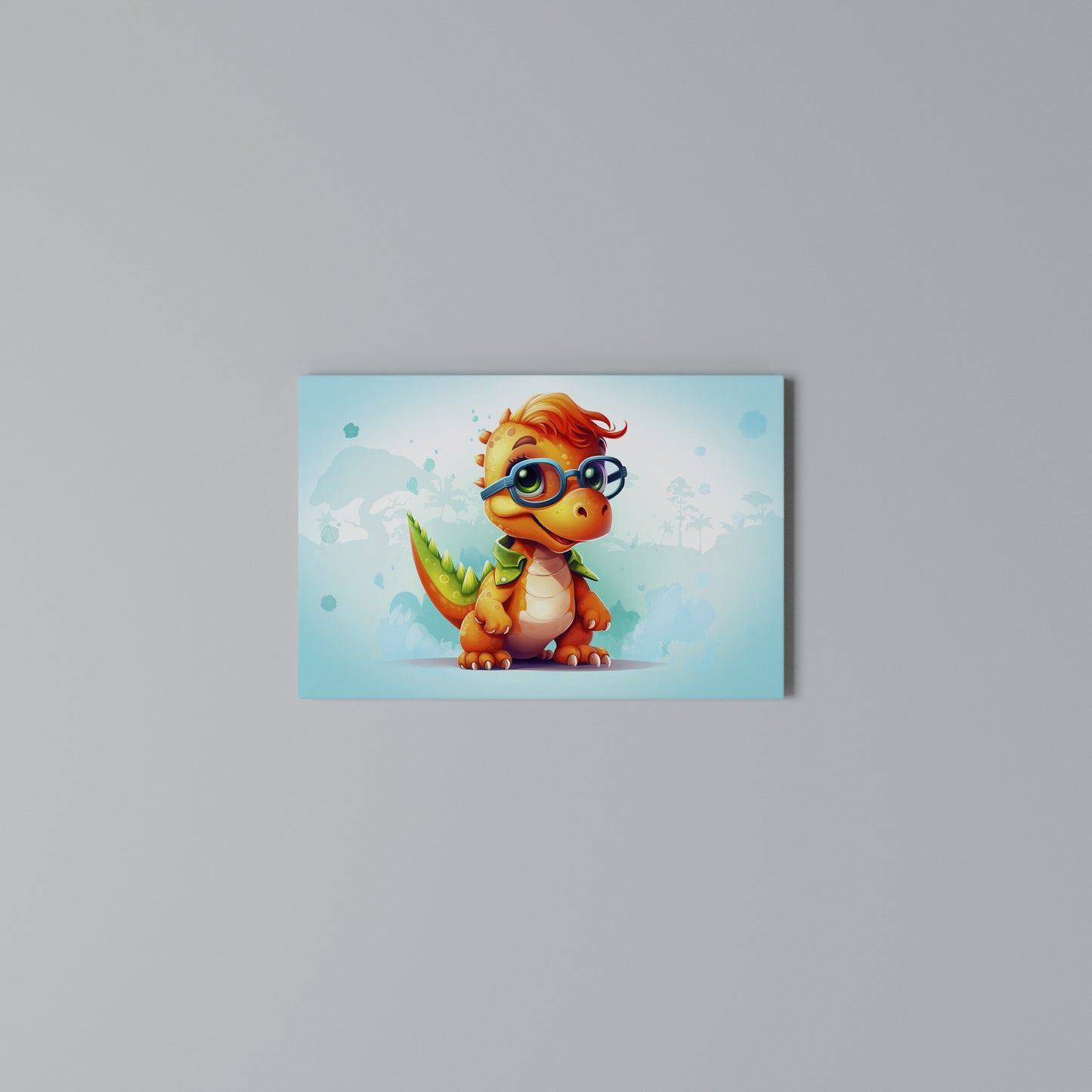KIDDOSAURUS REX Horizontal Canvas Print