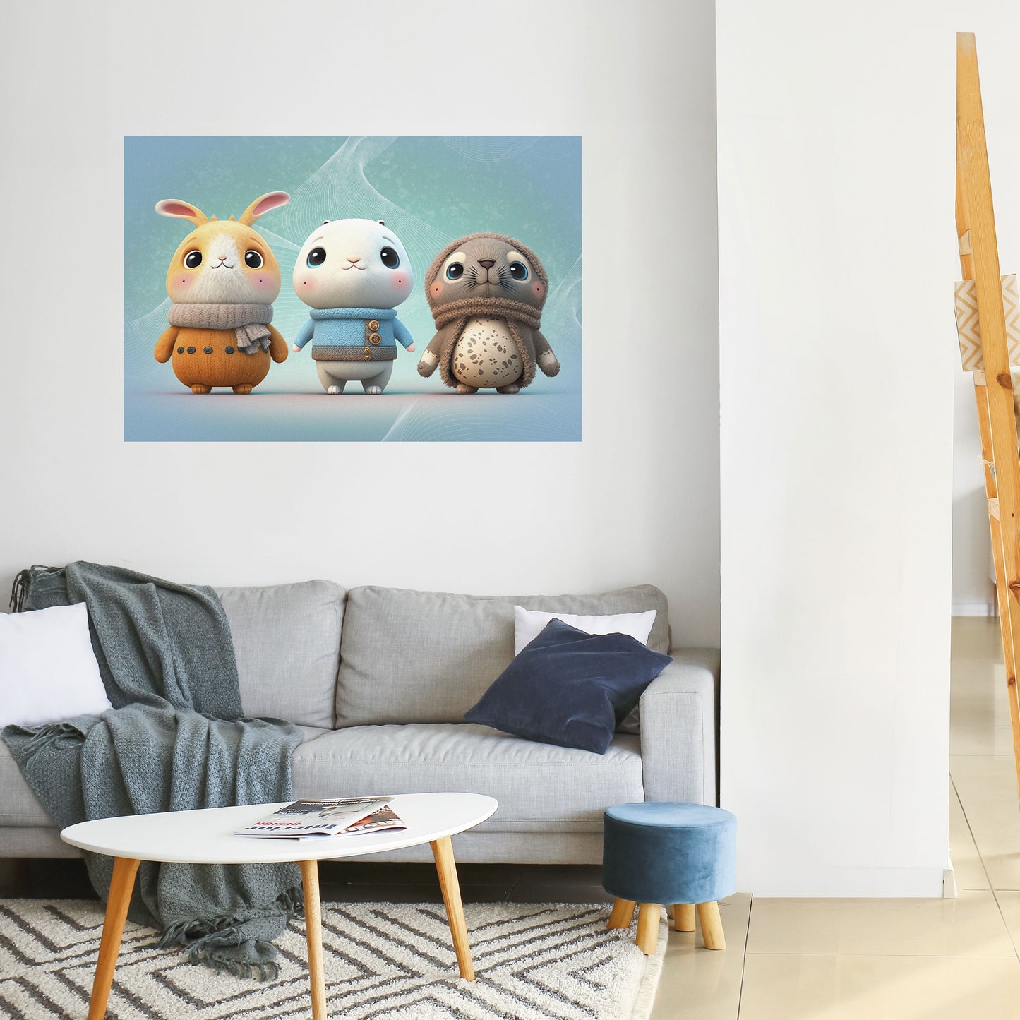 SWEETIES SQUAD Peel and Stick Horizontal Poster