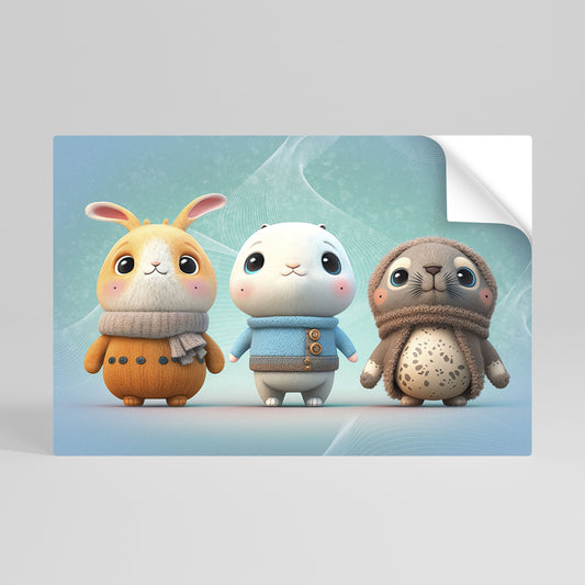SWEETIES SQUAD Peel and Stick horisontell affisch