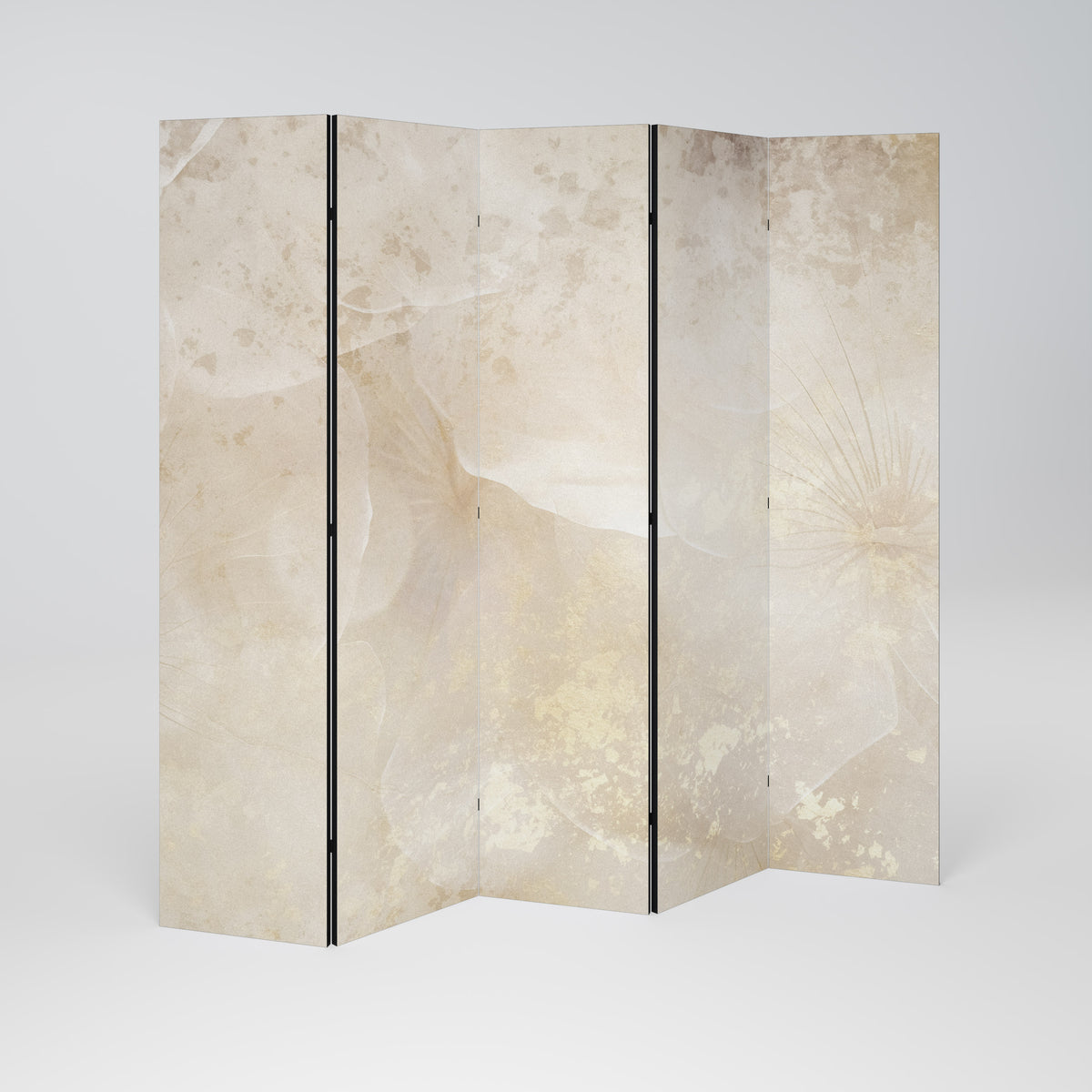 WHISPERING PETALS Dekorativ rumsavdelare – 5 paneler