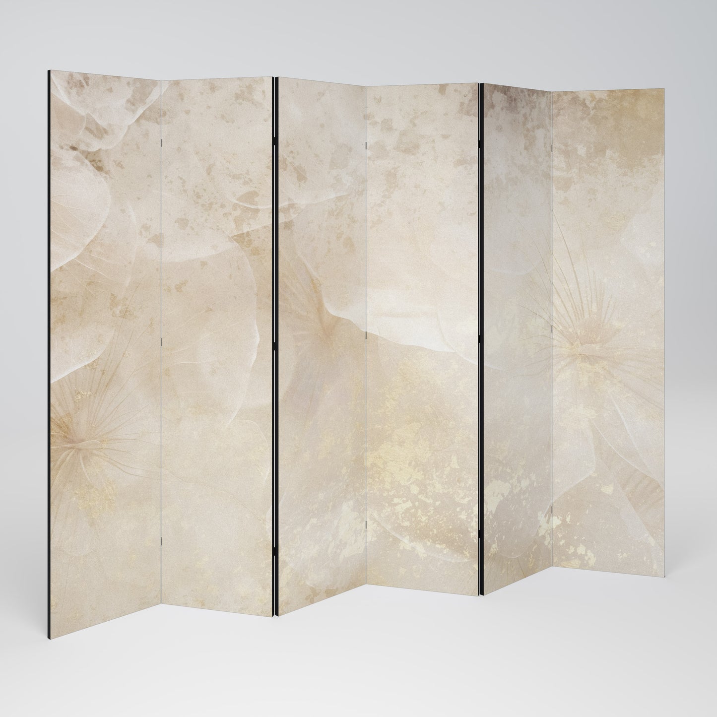 WHISPERING PETALS Rumsavdelare 6 paneler