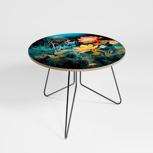 MIDNIGHT FLOWERS Large Coffee Table