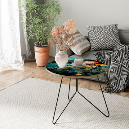 MIDNIGHT FLOWERS Large Coffee Table