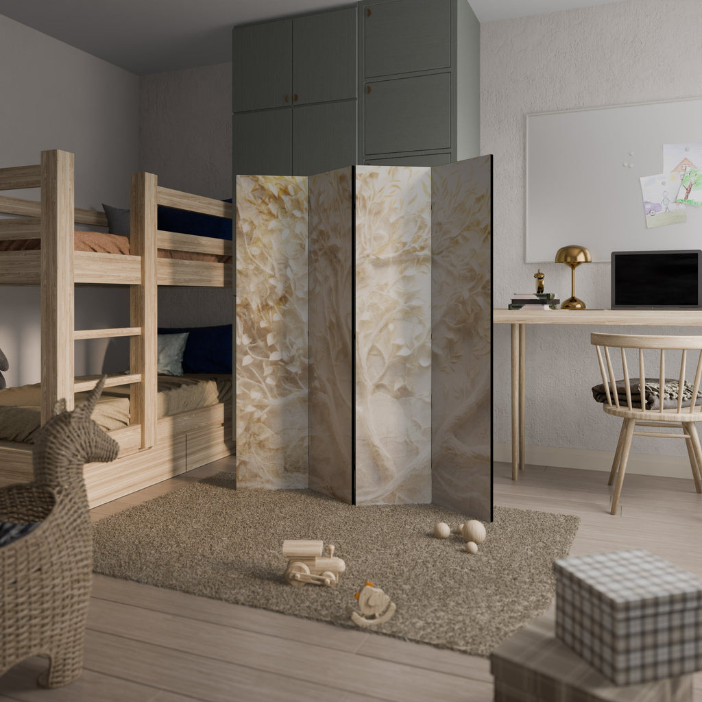 LUMINOUS GROWTH Dekorativ rumsavdelare med 4 paneler