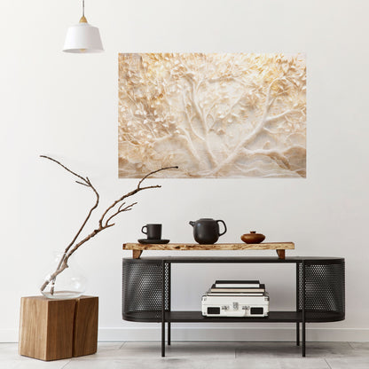 LUMINOUS GROWTH Peel and Stick Horizontal Poster